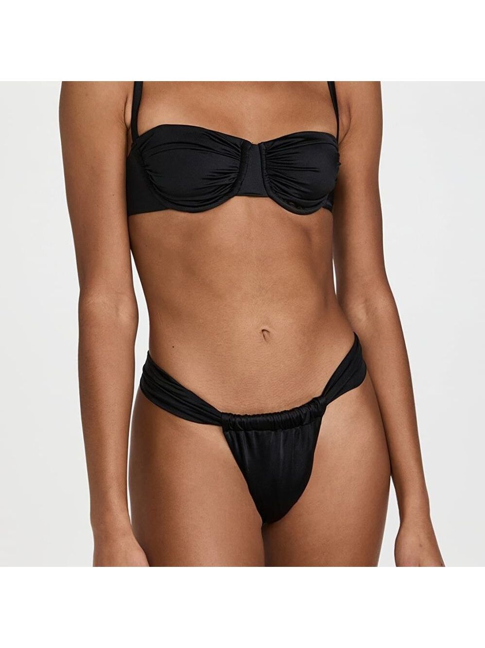 Good American Ruched Demi Suit